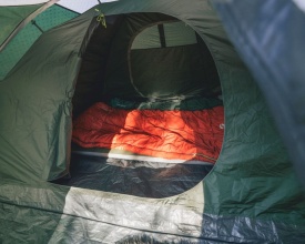 Cort camping tip cupola cu 2 camere, potrivit pentru 3 persoane, 330x200x130 cm, Outwell Tent Cloud 3 - Img 8