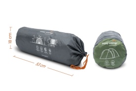 Cort camping tip cupola pentru 3 persoane, 360x200x130 cm, Easy Camp Tent Lomsdal 3 - Img 5