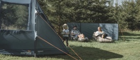 Cort camping tip tunel pentru 4 persoane, 430x260x185 cm, Easy Camp Tent Hamra 4 - Img 5