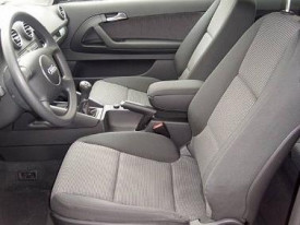 Cotiera auto dedicata AUDI A4 B6 B7 2002-2008 Negru Material textil - Img 3