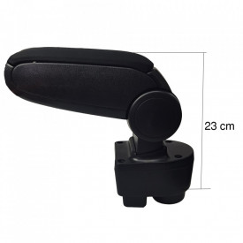 Cotiera auto Opel Corsa C 1998-2008, material textil negru - Img 3
