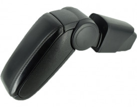 Cotiera auto Peugeot 206 1998-2012, negru, imitatie de piele