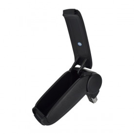 Cotiera auto Renault Clio IV 2012-2019, negru, imitatie de piele - Img 2