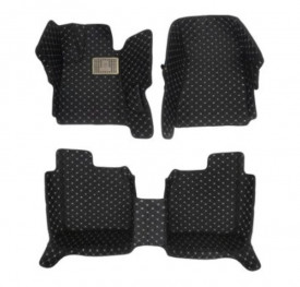 Covorase auto din piele ecologica Audi A8 D4 2010-2017 caroserie scurta, cusatura bej - Img 1