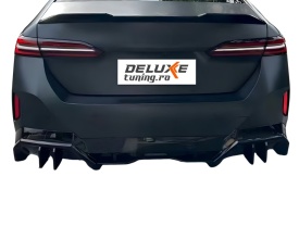 Difuzor bara spate compatibil BMW Seria 5 G60 2024->, negru lucios - Img 4
