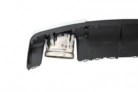 Difuzor Bara Spate compatibil cu AUDI A3 8V Sedan Cabrio 2012-2015 RS3 Design - Img 5