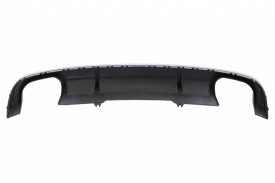 Difuzor Bara Spate compatibil cu AUDI A4 B9 8W Sedan sau Avant 2016-2018 S4 Design pentru Bara Standard Gri - Img 5