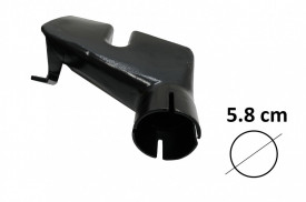 Difuzor Bara Spate compatibil cu AUDI A6 C7 4G FL 2010-2014 Ornamente Evacuare Design Negru Lucios - Img 8