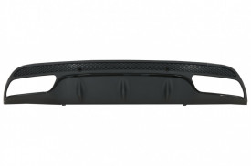 Difuzor Bara Spate compatibil cu MERCEDES C-Class W205 2014-2020 C63 Design doar pentru Sport Package Negru - Img 1