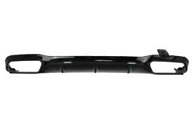 Difuzor Bara Spate compatibil cu Mercedes E-Class W213 2016-2019 E63 Design Negru Lucios - Img 6