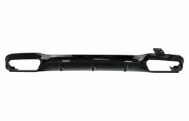 Difuzor Bara Spate compatibil cu Mercedes E-Class W213 2016-2019 E63 Design Negru Lucios - Img 3