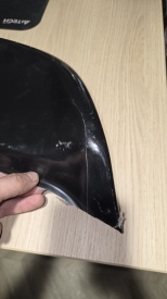 Difuzor bara spate compatibil cu VW GOLF 6 2008-2012 GTI Design fara evacuare, negru lucios DETERIORAT - Img 9