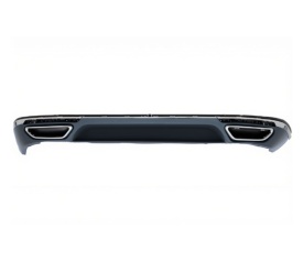 Difuzor Bara Spate compatibil cu VW Passat B8 3G 2015-2019 R Line Dubla Evacuare nevopsit