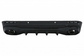 Difuzor Bara Spate cu Ornamente Evacuare compatibil cu Mercedes GLB X247 SUV 2020-> Night Package - Img 2