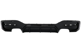 Difuzor Bara Spate Evacuare Dubla Negru Lucios compatibil cu BMW Seria 1 F20 F21 LCI 2015-2019