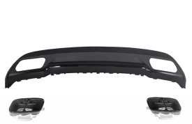 Difuzor Bara Spate MERCEDES A-Class W176 2012-> Black - Img 1