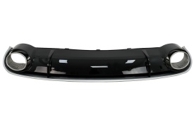 Difuzor Bara Spate si Ornamente Evacuare compatibil cu Audi A4 B8 Pre Facelift 2007-2011 Sedan Avant RS4 Desing - Img 8