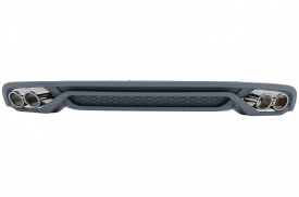 Difuzor Bara Spate si Ornamente Evacuare compatibil cu AUDI A4 B8 Facelift 2012-2015 AB-Design