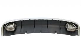 Difuzor Bara Spate si Ornamente Evacuare compatibil cu AUDI A6 C7 4G Limousine Avant (2011-2014) RS6 Design - Img 4