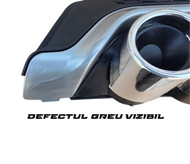 Difuzor bara spate universala , AMG B Design, negru mat cu gri lucios si catadioptru reflectorizant, Produs deteriorat! - Img 7