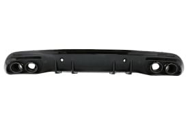 Difuzor cu ornamente evacuare compatibil cu Mercedes C-Class W205 S205 2014-2020 C43 Design pentru bara AMG Sport Line