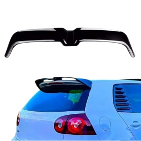 Eleron luneta compatibil VW Golf 5 V 2003-2008, negru lucios - Img 2