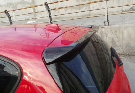 Eleron Portbagaj compatibil cu BMW Seria 1 F20 2011-2019, fibra, negru lucios - Img 3