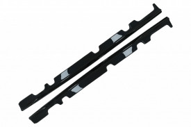 Extensii Praguri Laterale compatibil cu Ford Fiesta MK8 ST, ST-Line 2017-2021 Negru Lucios - Img 2
