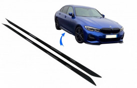 Extensii Praguri Laterale Negru Lucios compatibil cu BMW Seria 3 G20 Sedan G21 2018-> M Sport Design - Img 4