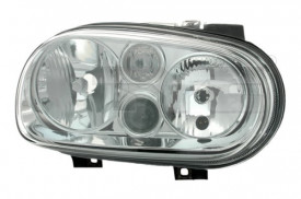 Far Dreapta H1/H3/H7, electric, cu motoras, culoare cromat compatibil VW GOLF IV 1998-2004