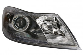 Far Dreapta H1/H7, electric, cu motor compatibil SKODA OCTAVIA II 2008-2013 - Img 1