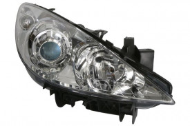 Far Dreapta H1/H7, electric, cu motor, culoare cromat compatibil PEUGEOT 307 2005-2012 - Img 1