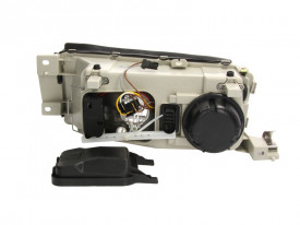 Far Dreapta H3/H4, electric, fara motor, culoare insert cromat compatibil SKODA OCTAVIA I 2000-2010 - Img 2