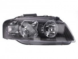 Far dreapta H7/H7, electric, cu motor, culoare negru, compatibil cu AUDI A3 8P 2003-2008