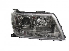 Far Dreapta H7/HB3, electric, fara motoras, culoare argintiu, culoare semnalizator argintiu compatibil SUZUKI GRAND VITARA II 2005-2015