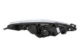 Far Stanga H1/H7, electric, cu motor, culoare cromat, culoare semnalizator transparent se potrivește PEUGEOT 207 2006-2015 - Img 2