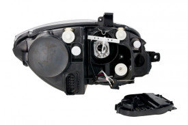 Far Stanga H1/H7, electric, fara motoras, culoare negru compatibil SEAT LEON 2006-2009 - Img 2