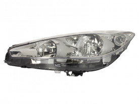 Far Stanga H1/H7/P21, electric, cu motor, culoare cromat compatibil PEUGEOT 308 2011-2013