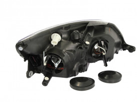 Far Stanga H4, electric, cu motor, culoare semnalizator transparent se potrivește SKODA FABIA II 2007-2014 - Img 2