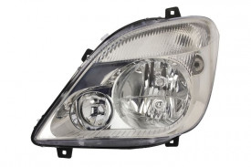 Far Stanga H7/H7, electric, cu motor, culoare cromat compatibil MERCEDES SPRINTER 2007-2013