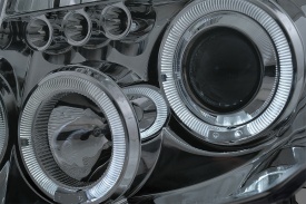 Faruri Angel Eyes compatibil cu Nissan Navara D40 (2004-2009) Pathfinder R51 (2005-2008) Crom - Img 7