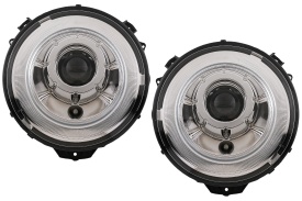 Faruri Bi-Xenon OEM Look compatibil cu Mercedes W463 G-CLass (2005-2017) Crom