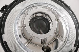 Faruri Bi-Xenon OEM Look compatibil cu Mercedes W463 G-CLass (2005-2017) Crom - Img 8