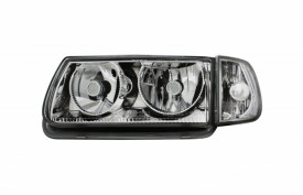 Faruri compatibil cu VW Polo 6N 1995-1998 Crom - Img 2