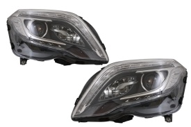 Faruri Facelift LED DRL compatibil cu Mercedes GLK X204 (2013-2015)