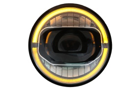 Faruri Full LED CREE DRL compatibil cu Jeep Wrangler JK (2007-2017) conversie la modelul din 2018+ - Img 6