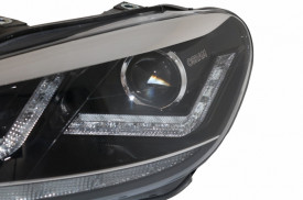 Faruri Osram LED compatibil cu VW Golf 6 VI 2008-2012 Black LEDriving Semnal Dinamic - Img 6