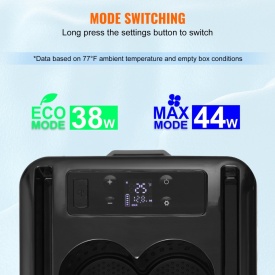 Frigider auto 12 volti cu cotiera, congelator portabil 15L, racitor cu compresor 12V 24V 240V pentru exterior, camping, autoturism, camion, rulota - Img 5