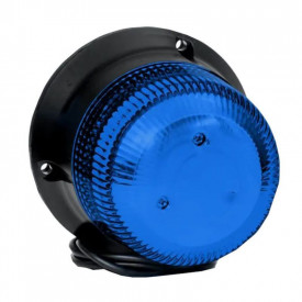 Girofar albastru 12/24V, 9 LED-uri, prindere cu 3 suruburi, Fristom - Img 2