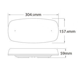 Girofar auto, Wireless, LED, cu baterie reincarcabila si magnet, 12V-24V, pentru asistenta rutiera, platforme, utilaje agricole - Img 3